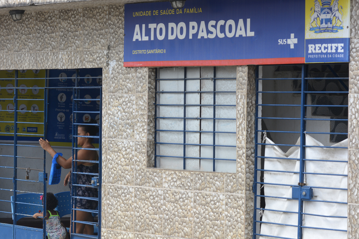 Casa que abriga a Unidade de Saúde desde o início da construção da futura Upinha, em 2011